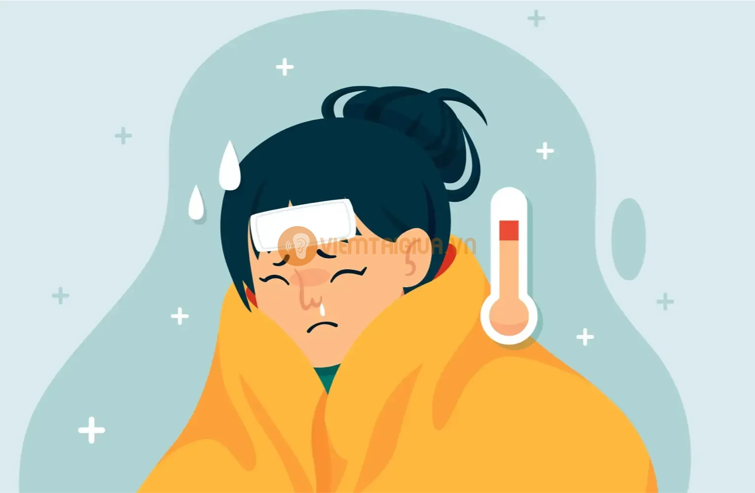 Sốt là phản ứng tăng nhiệt độ của cơ thể đáp ứng với nhiễm trùng